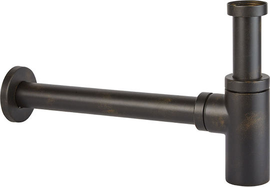 Armando Vicario Kupfer Siphon Spülbecken Schwarz