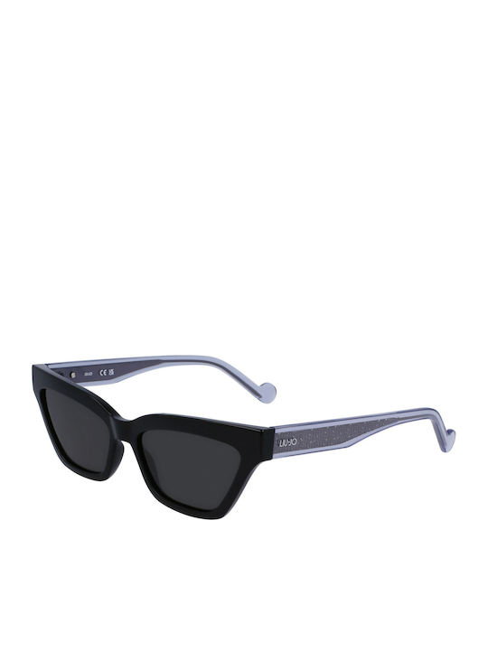 Liu Jo Women's Sunglasses with Black Plastic Fr...