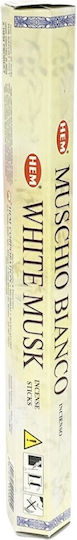 Hem Fragrance Sticks with Fragrance White Musk 25/3CM 40gr