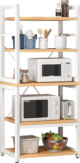 ArteLibre Metallic White Rack 14370238