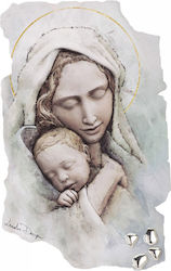 Богородица с Младенеца 18x29см