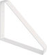 Rei 2-1079 Metallic Corner Shelf White 200x260mm