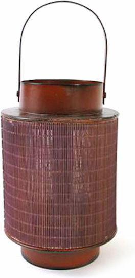 Atmosphera Ethnische Laterne Bamboo Rote