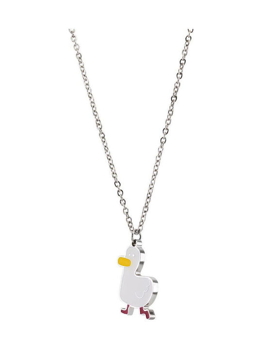 Piercing.gr Steel Chain Kids Necklaces SMP1330