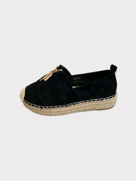 Damen Espadrilles in Schwarz Farbe