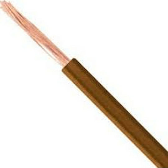 Nyaf H07v-k Netzkabel Typ NYAF mit Kabeleigenschaften 1x10mm² in Brauner Farbe 1m