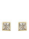 Kids Earrings Studs with Stones made of Gold 9K