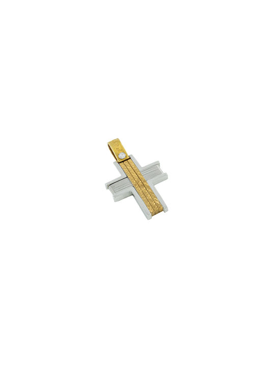 Gold Cross 14K Double Sided