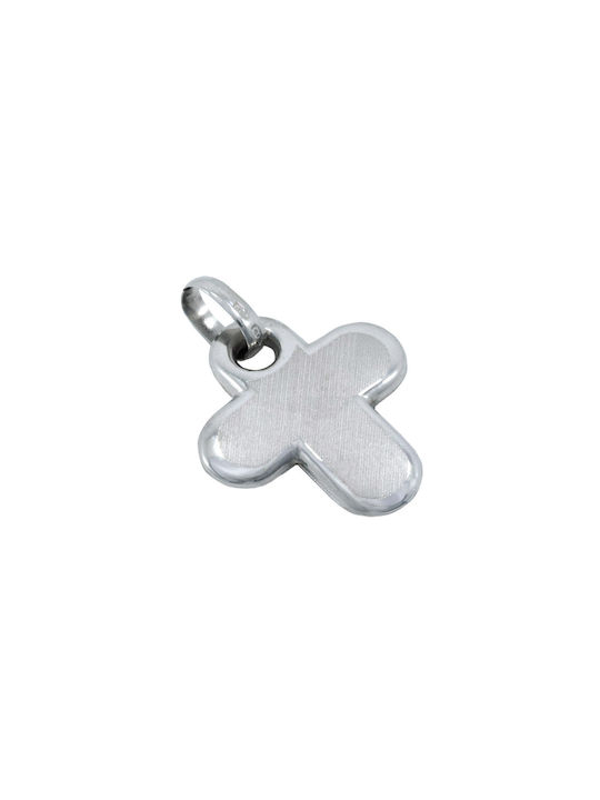 White Gold Cross 14K