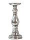 Atmosphera Candle Holder in Silver Color 15x37.5x37.5cm 1pcs