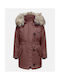 Kids Only Kids Parka Long with Hood Red Wine