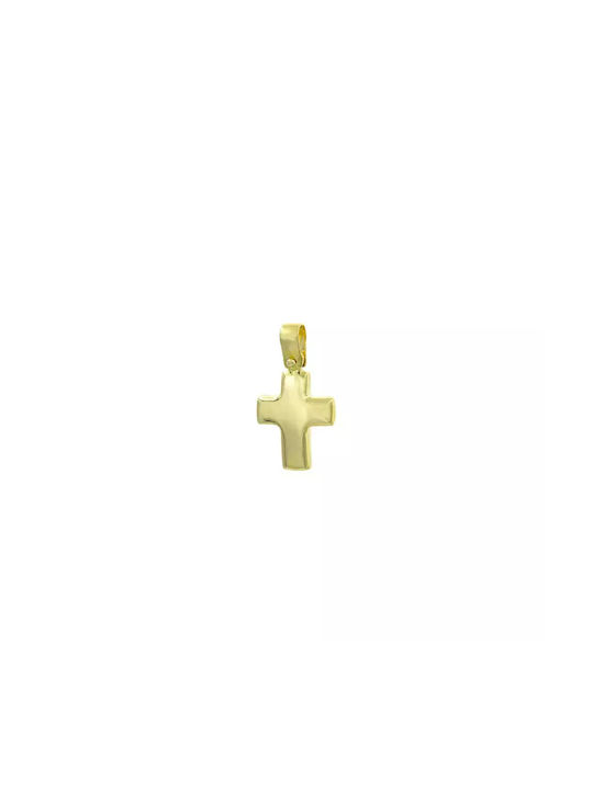 Damen Gold Kreuz 14K