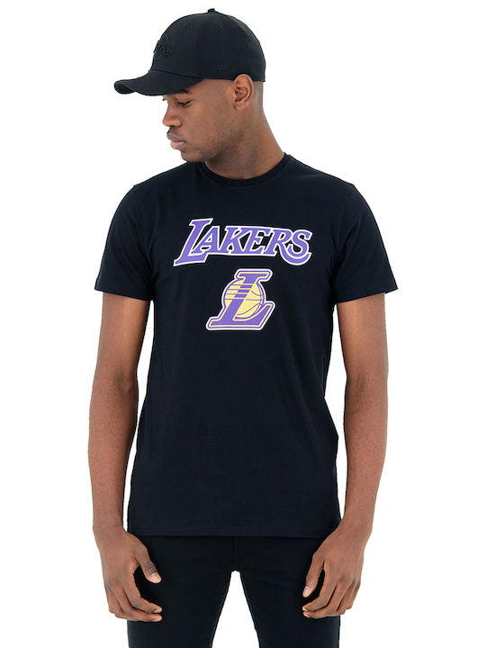 New Era Los Angeles Men's Athletic T-shirt Short Sleeve Black