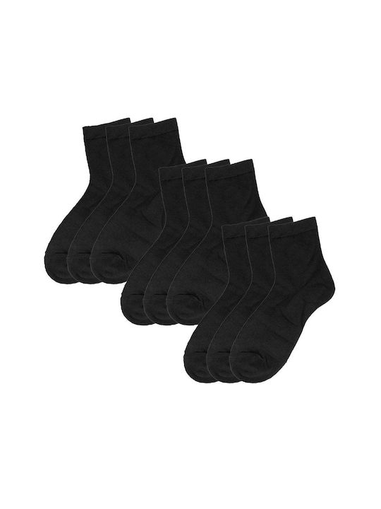 Ustyle Women's Socks BLACK 9Pack