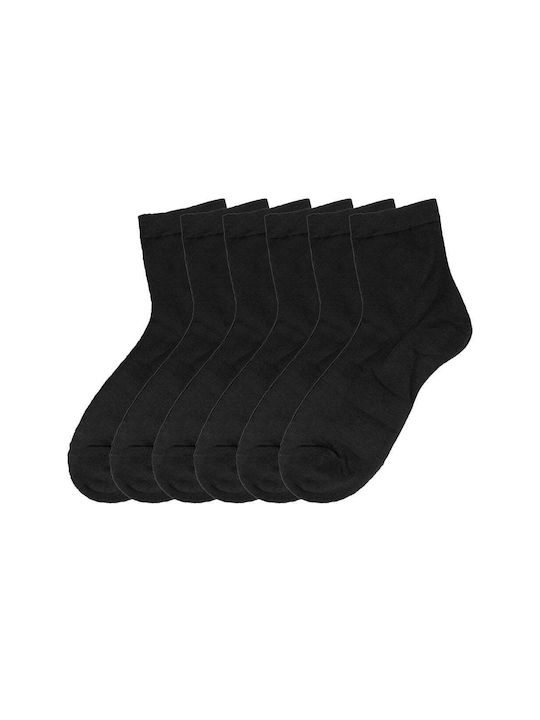 Ustyle Women's Socks BLACK 6Pack