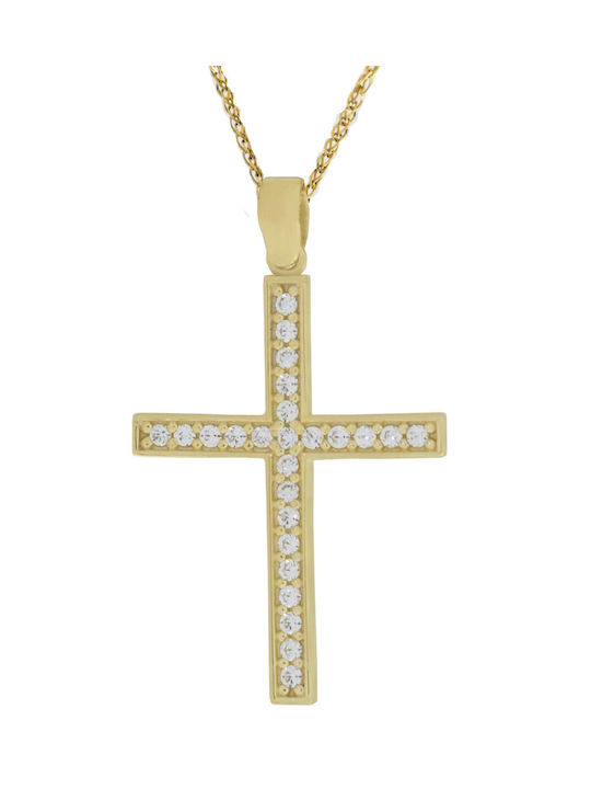 Katsigiannis Femeiesc Aur Cruce 14K