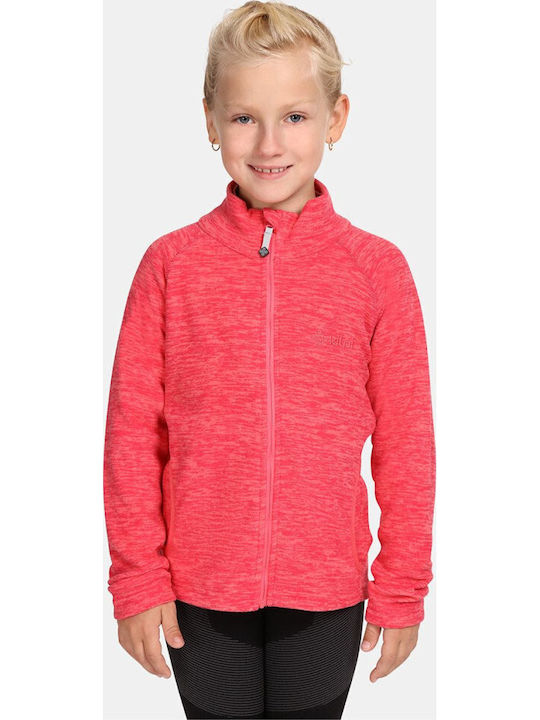 Kilpi Athletic Kids Cardigan Fleece Pink
