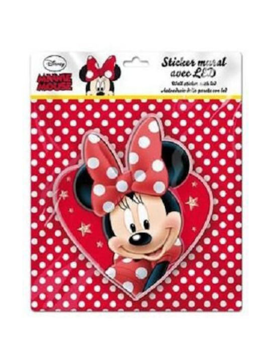 Led Kids Decorative Lamp Minnie Red
