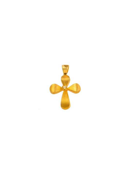 VRjewels Femeiesc Aur Cruce 14K