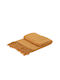 Atmosphera Armchair Throw Chenille 130x160cm Colour: Ochre