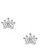 Luca Barra Kids Earrings Studs Crowns made of Steel