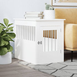 vidaXL Σπιτάκι Σκύλου Λευκό 55x80x68cm vidaXL Σπιτάκι Σκύλου Λευκό 55x80x68cm