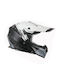 Faseed 617 Black/Grey/White Matt Motorcycle Helmet Motocross