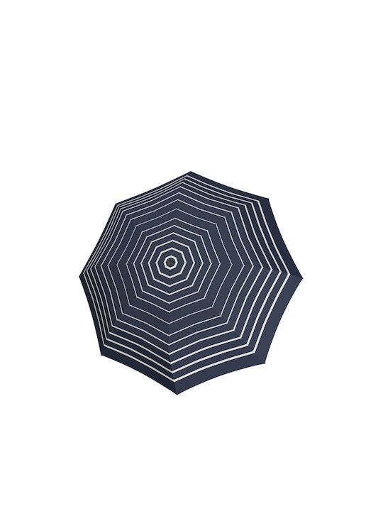 Doppler Windproof Umbrella Compact Blue striped