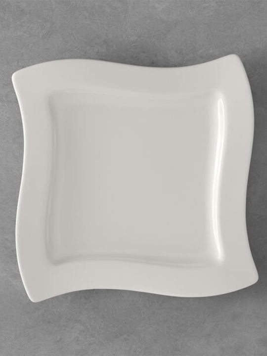 Villeroy & Boch Plate Shallow Square made of Porcelain White 27x27cm