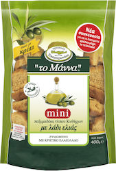 Παξιμαδάκια Λαδιού Mini Το Μάννα (400g)