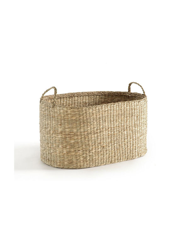 La Redoute Interieurs Dekorativer Korb Korbweide mit Griffen Beige 50x27x25cm