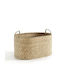 La Redoute Interieurs Dekorativer Korb Korbweide mit Griffen Beige 50x27x25cm