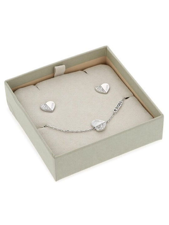 Guess bracelet and earrings set discount