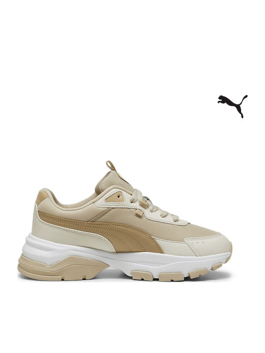 Puma Cassia Via Γυναικεία Chunky Sneakers Μπεζ 389223-13