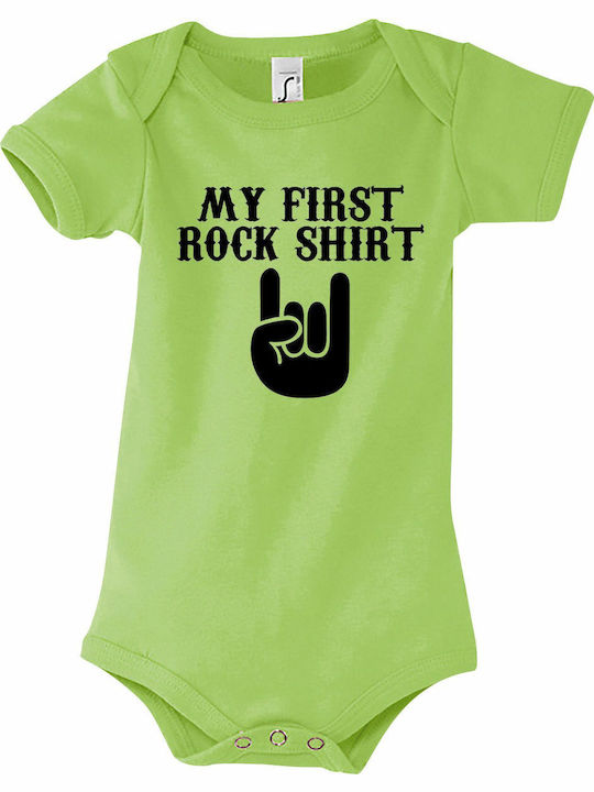 kirikoko My First Rosck Shirt Къс ръкав Apple G...
