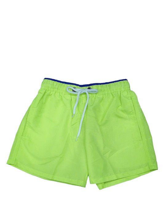 GaFashion Shark One Plus Kids Swimwear Swim Shorts Lime - Yellow