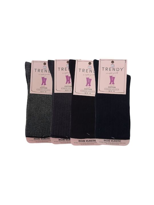 Trendy Women's Socks Multicolor 4Pack