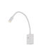 VK Lighting Single LED Warm White Spot in White Color