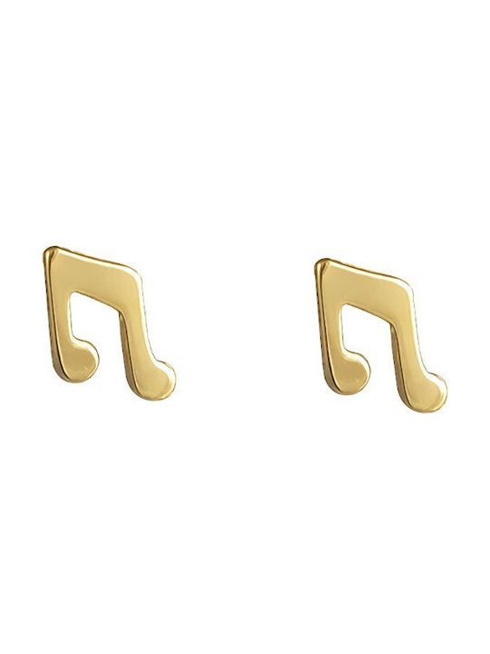 Earrings made of Silver Gold Plated