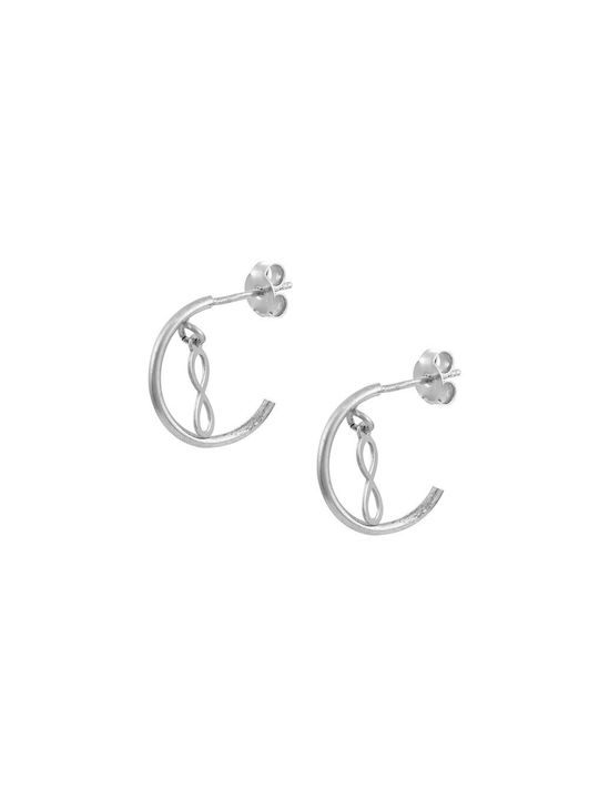 Earrings Hoops made of Silver