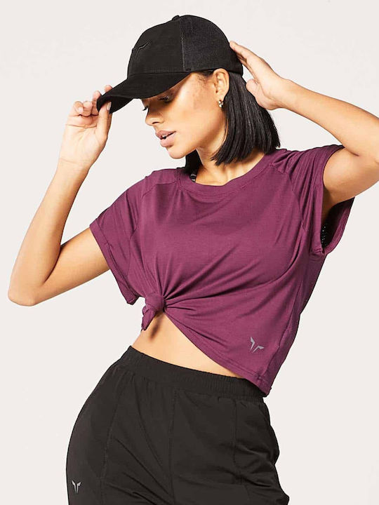 Squatwolf Damen Sport T-shirt Lila