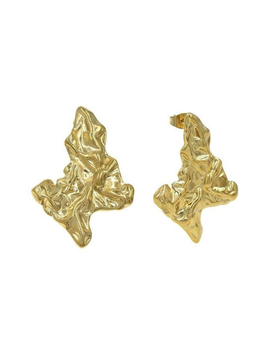 Earrings made of Steel Gold Plated