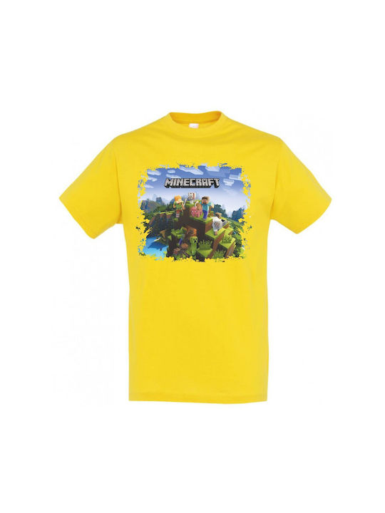 Kinder-T-Shirt Gelb