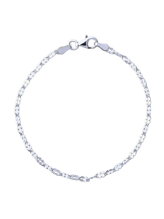 Iris Bracelet Anklet Chain made of Silver