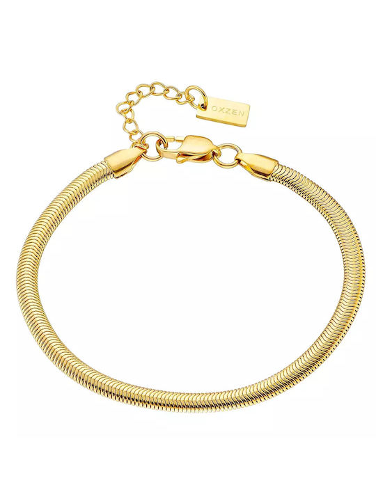 Oxzen Bracelet Chain made of Steel Gold Plated