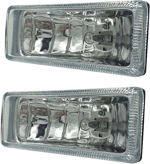Auto Gs Rectangular Faruri Auto Universal cu Alb Iluminare 2buc