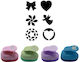 Centrum Punch with Heart Design Purple