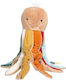 Sigikid Baby Toy Patchwork Octopus for 3++ Months