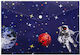 Dosar cu Buton pentru Hârtie A4 Spaceman