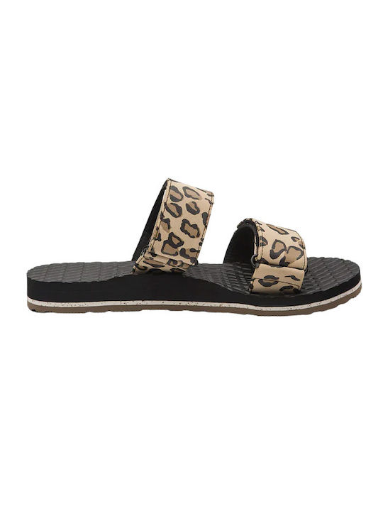 Volcom Synthetic Leather Women's Sandals Black